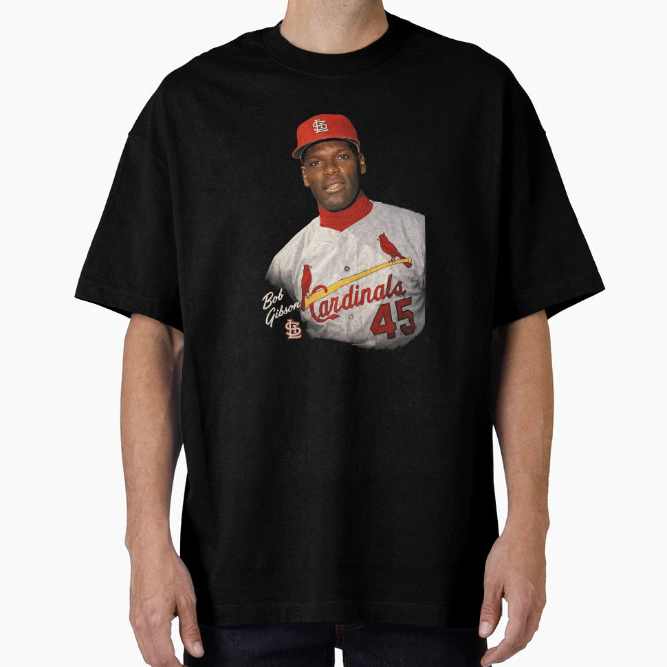 Bob Gibson Legendary Pitcher T-Shirt - Casual Everyday Wear Men Women - T-Shirt, Sweatshirt, Hoodie