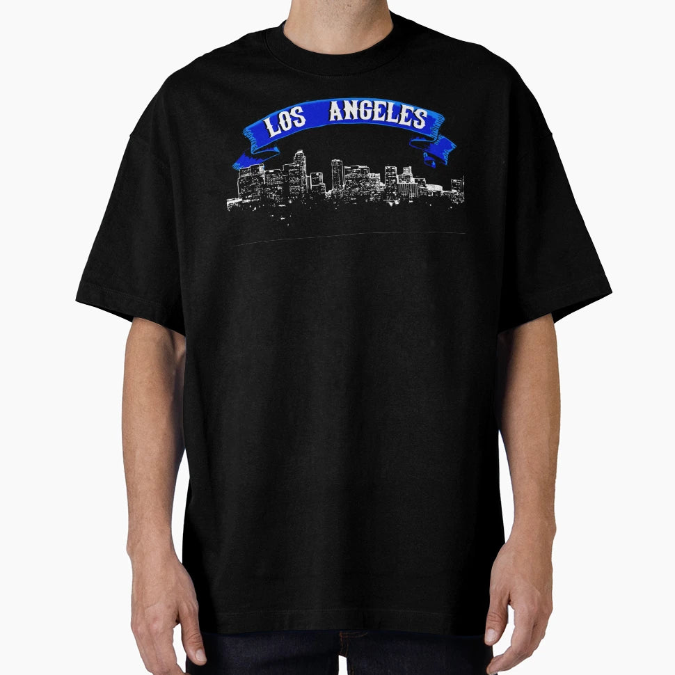 Los Angeles City Banner T-Shirt - Casual Everyday Wear for Adults - T-Shirt, Sweatshirt, Hoodie