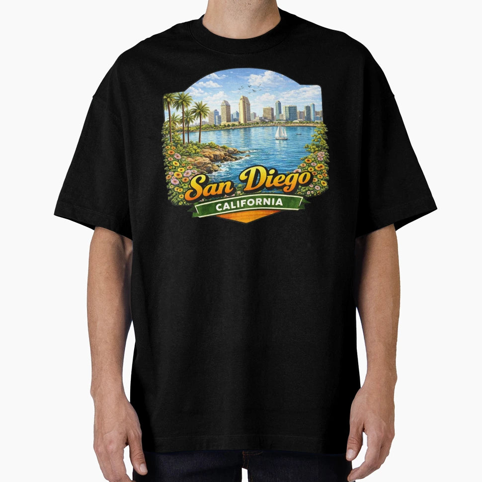San Diego California T-Shirt - Casual Everyday Wear Unisex - T-Shirt, Sweatshirt, Hoodie
