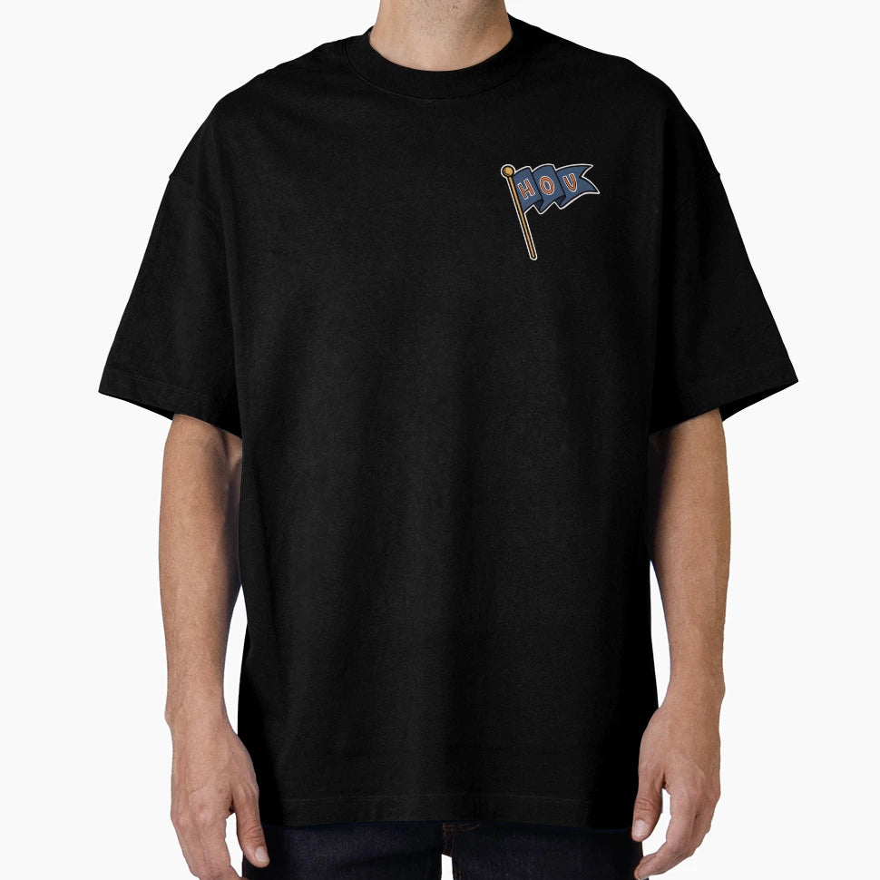 Houston Pennant T-Shirt - Fun Novelty Design Men Women - T-Shirt, Sweatshirt, Hoodie