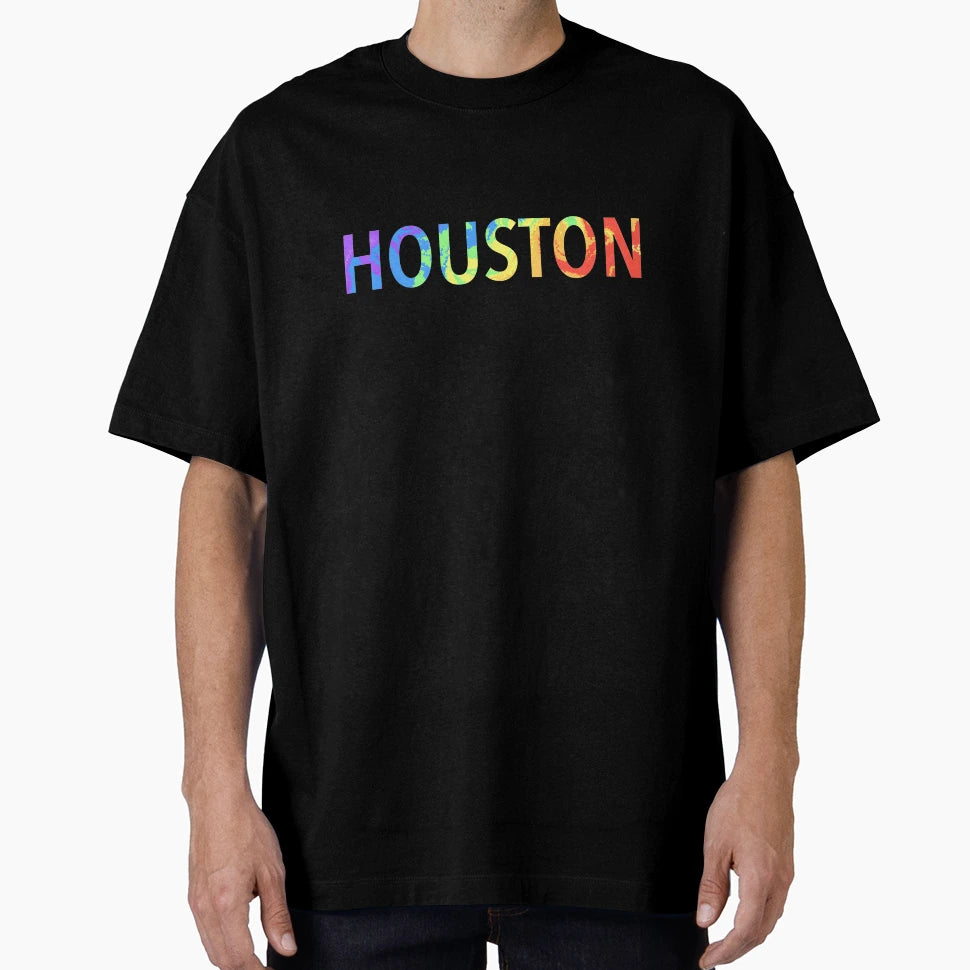 Houston Rainbow T-Shirt - Custom Art Print for Adults - T-Shirt, Sweatshirt, Hoodie