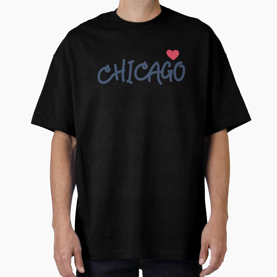 Chicago Love T-Shirt - Aesthetic Graphic Men Women - T-Shirt, Sweatshirt, Hoodie