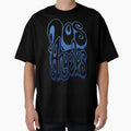 Los Angeles Lettering Art Blue T-Shirt - Trendy Graphic Unisex - T-Shirt, Sweatshirt, Hoodie