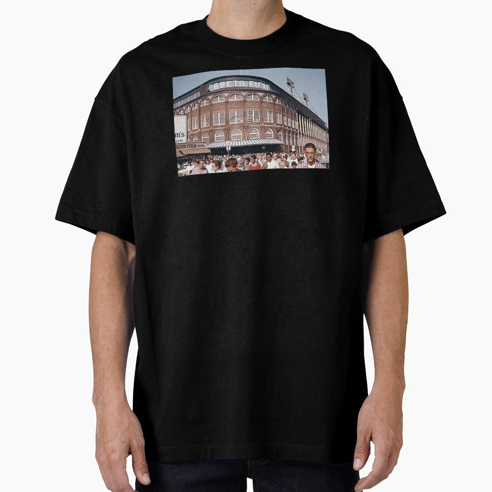 Ebbetts Field Brooklyn Ny T-Shirt - Casual Everyday Wear Men Women - T-Shirt, Sweatshirt, Hoodie