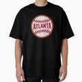Atlanta Baseball Stitches T-Shirt - Casual Everyday Wear Unisex - T-Shirt, Sweatshirt, Hoodie