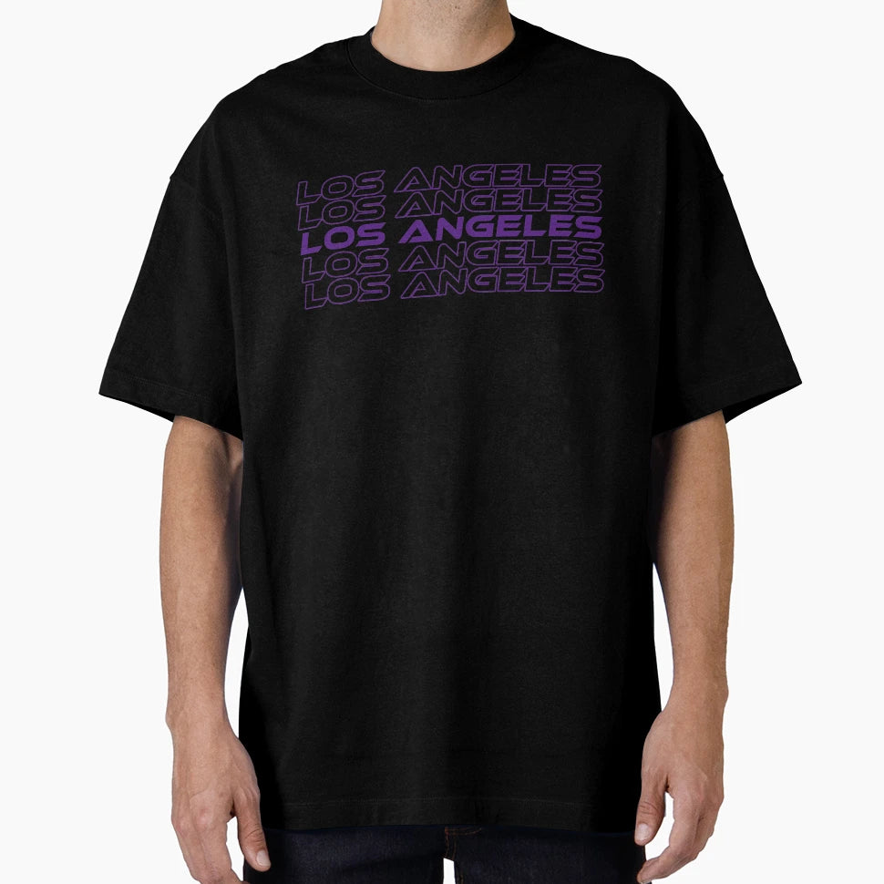 Los Angeles Purple T-Shirt - Casual Everyday Wear for Adults - T-Shirt, Sweatshirt, Hoodie
