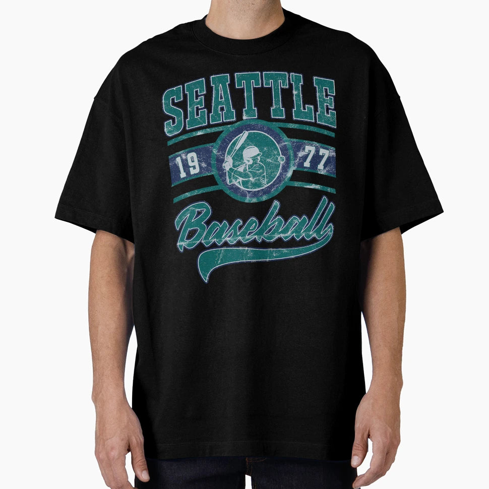 Seattle Baseball T-Shirt - Graphic Print Men Women - T-Shirt, Sweatshirt, Hoodie