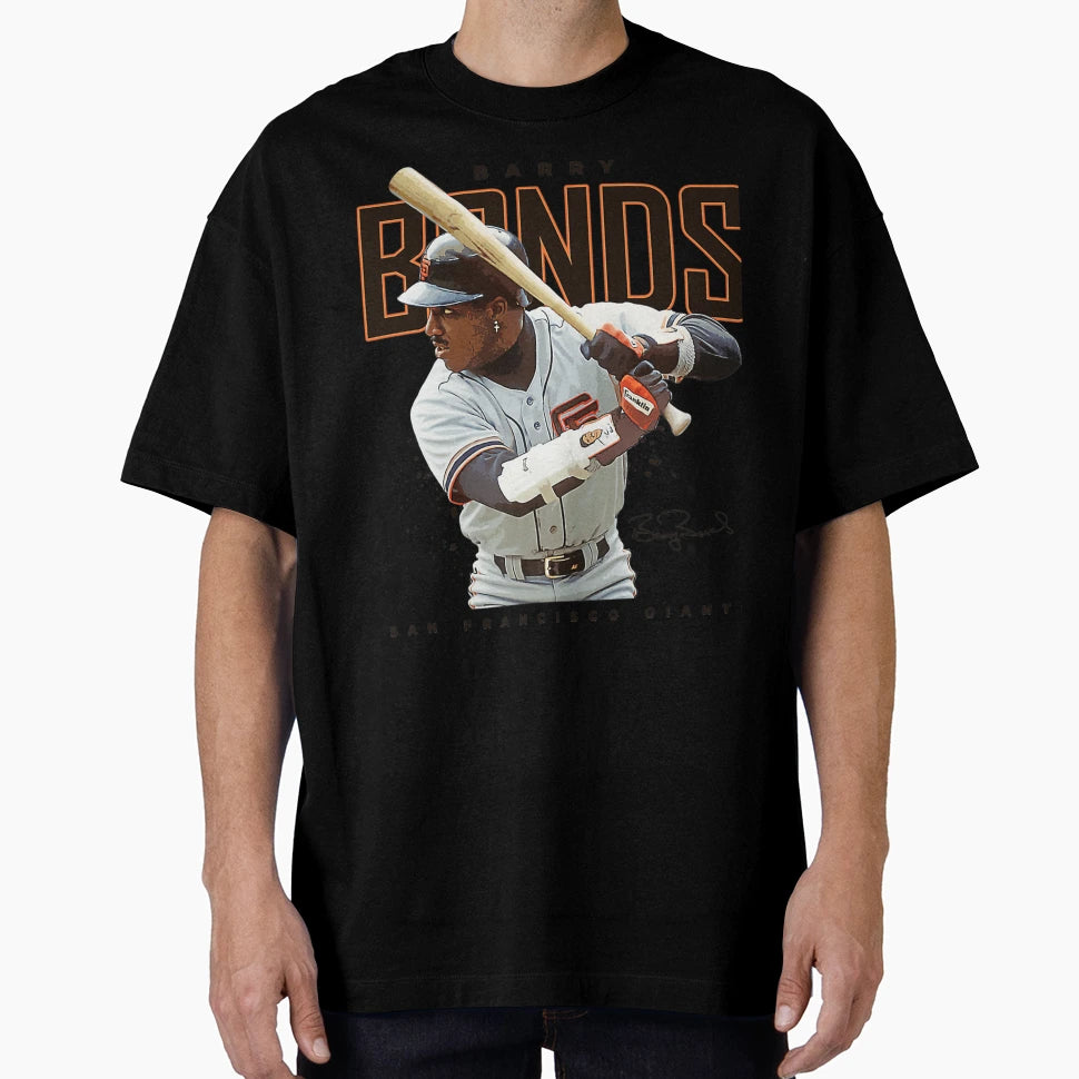 Barry Bonds T-Shirt - Custom Art Print Unisex - T-Shirt, Sweatshirt, Hoodie