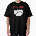 Boston Massachusetts Cityscape T-Shirt - Casual Everyday Wear Men Women - T-Shirt, Sweatshirt, Hoodie
