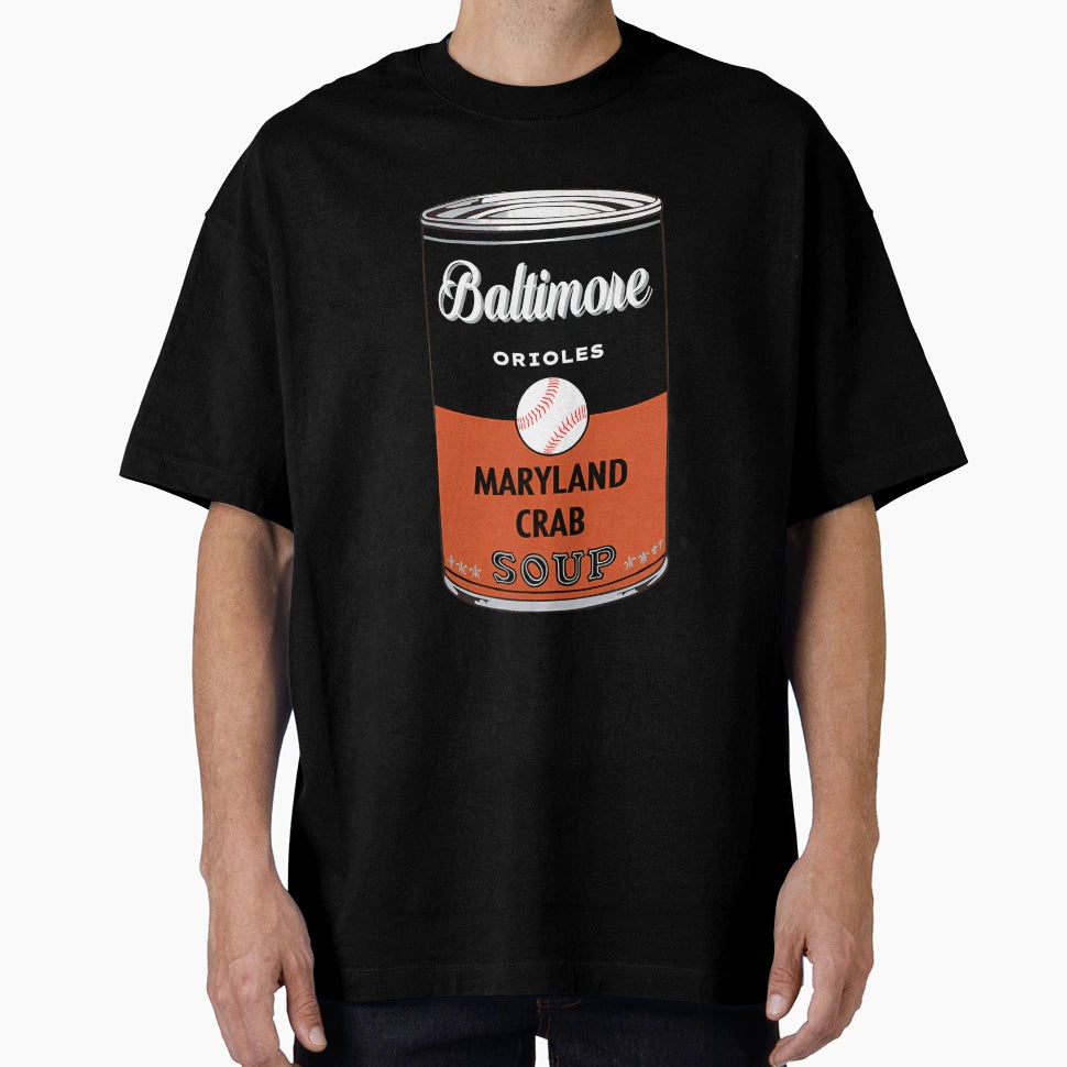 Baltimore Orioles Soup Can T-Shirt - Streetwear Style for Adults - T-Shirt, Sweatshirt, Hoodie