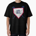 Atlanta Abbreviation Baseball Home T-Shirt - Fun Novelty Design Men Women - T-Shirt, Sweatshirt, Hoodie
