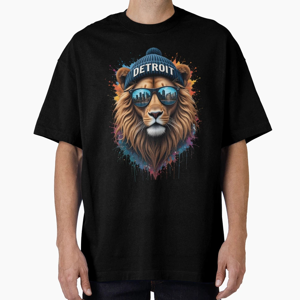 Detroit Lions Rocks T-Shirt - Unique Graphic for Adults - T-Shirt, Sweatshirt, Hoodie