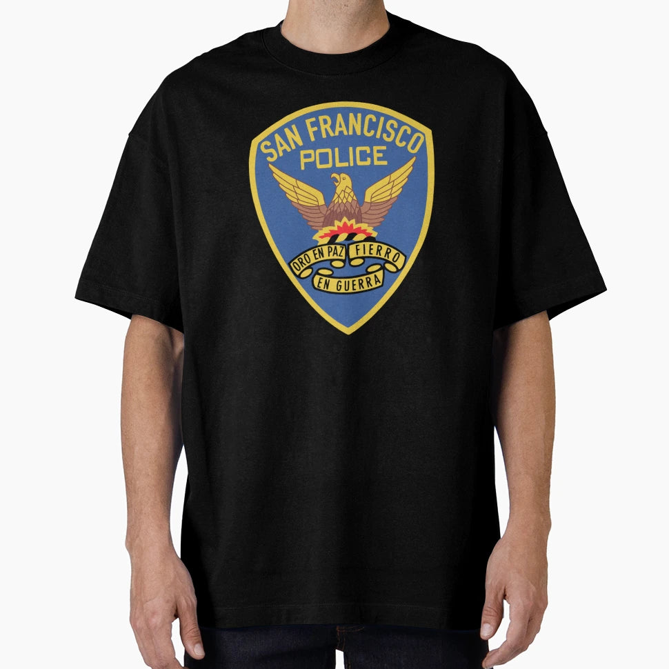 San Francisco Police Department T-Shirt - Minimalist Print for Adults - T-Shirt, Sweatshirt, Hoodie