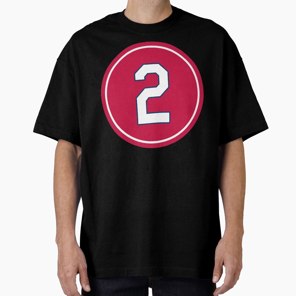 Red Schoendienst 2 Jersey Number T-Shirt - Aesthetic Graphic Unisex - T-Shirt, Sweatshirt, Hoodie