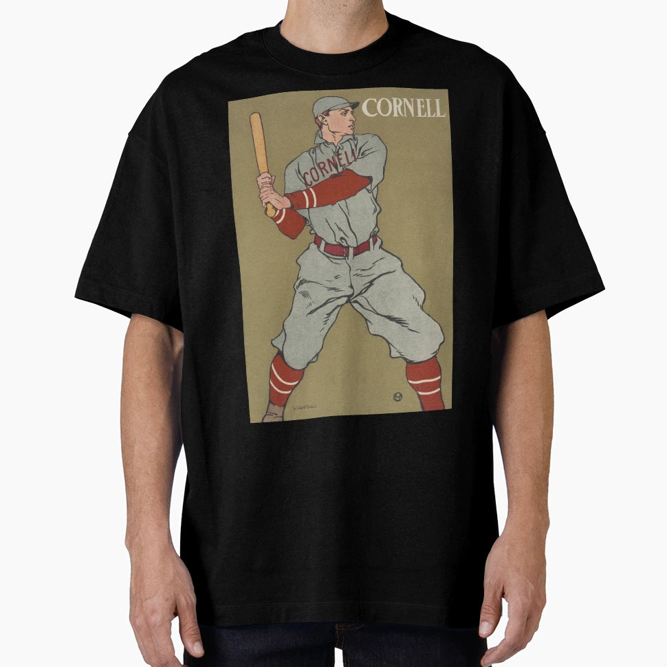 Cornell Baseball Player T-Shirt - Trendy Graphic for Adults - T-Shirt, Sweatshirt, Hoodie