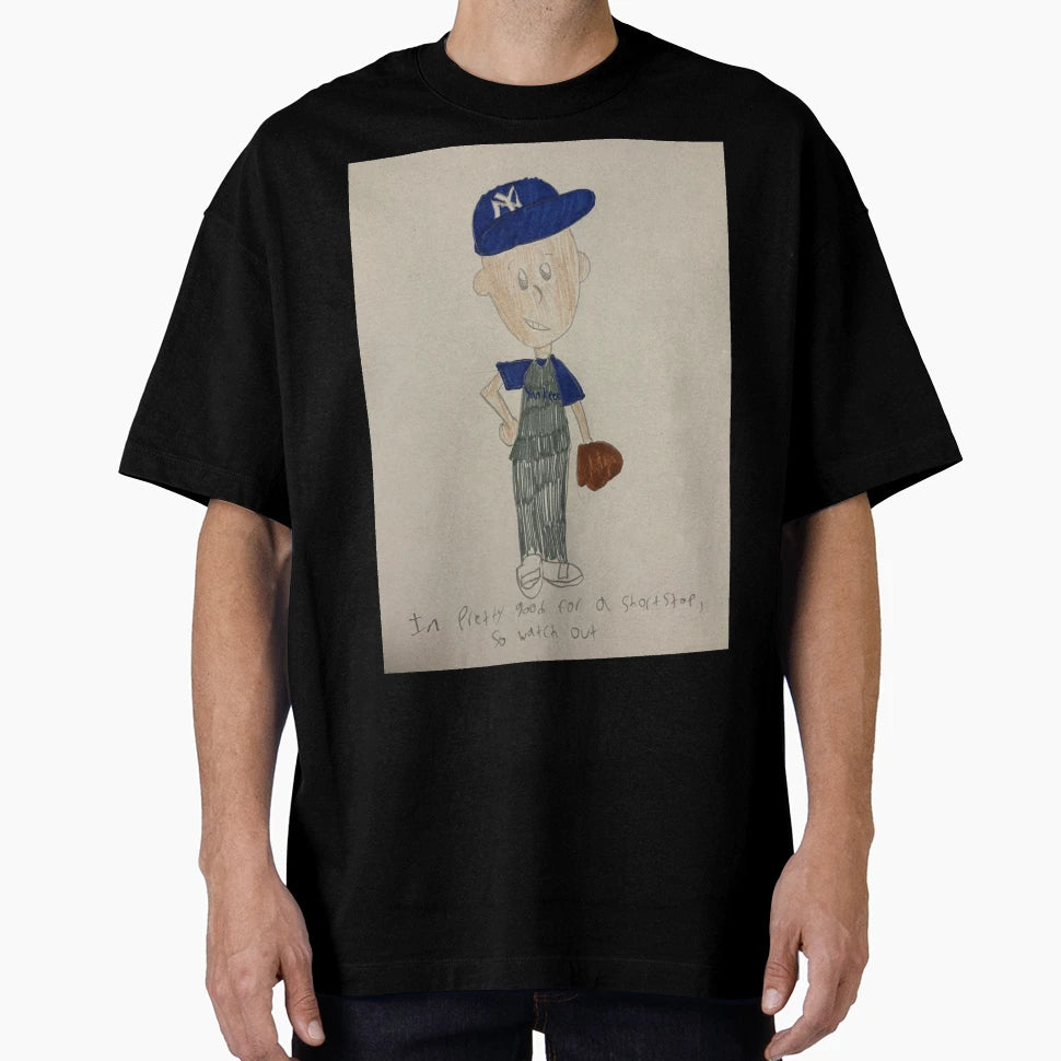 Derek Jeter Backyard Baseball T-Shirt - Custom Art Print for Adults - T-Shirt, Sweatshirt, Hoodie