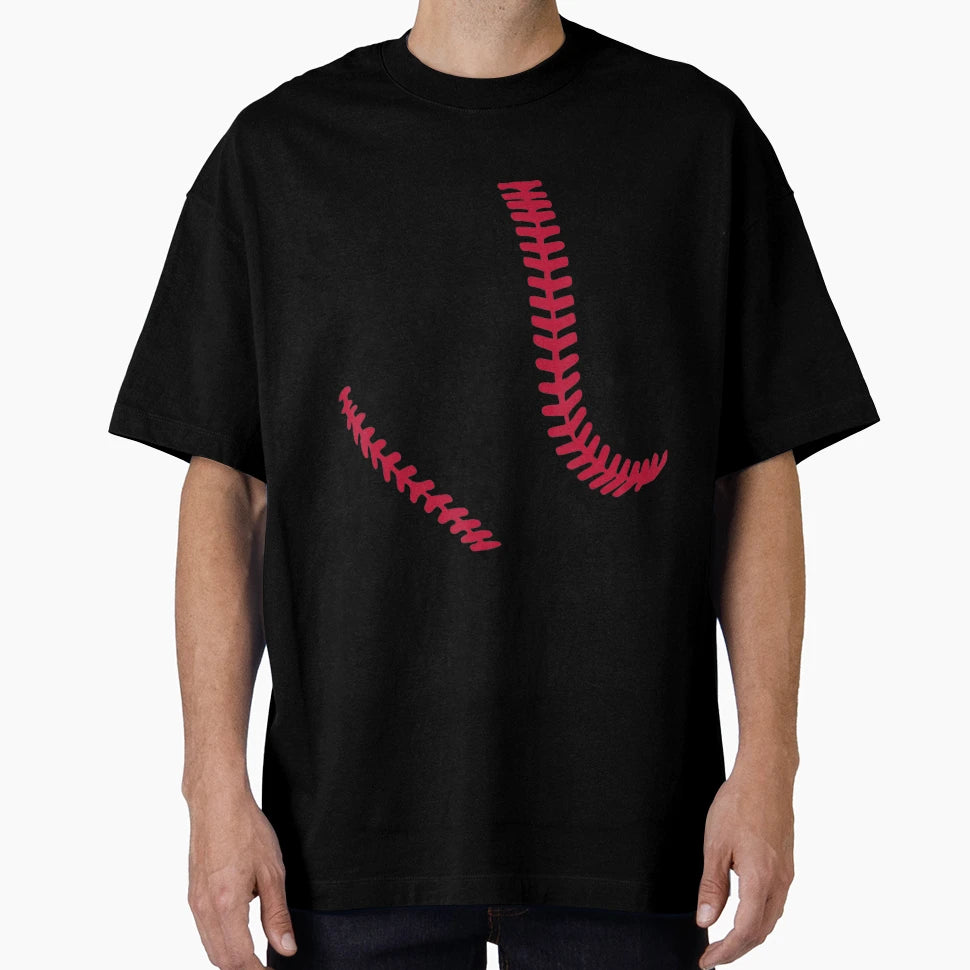 Baseball Stitching T-Shirt - Novelty Apparel Men Women - T-Shirt, Sweatshirt, Hoodie