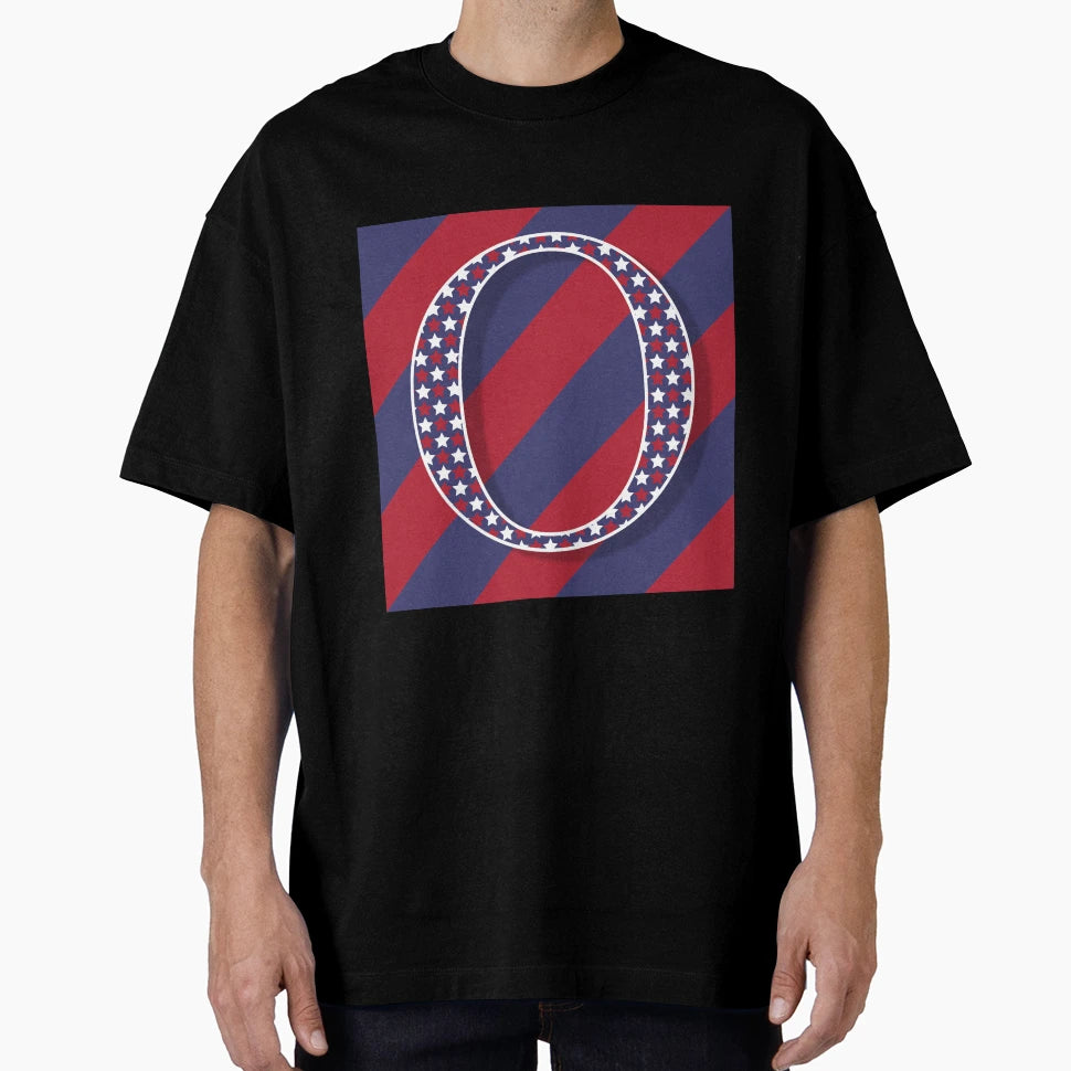 Letter O Americana Old Glory Red And T-Shirt - Streetwear Style Men Women - T-Shirt, Sweatshirt, Hoodie