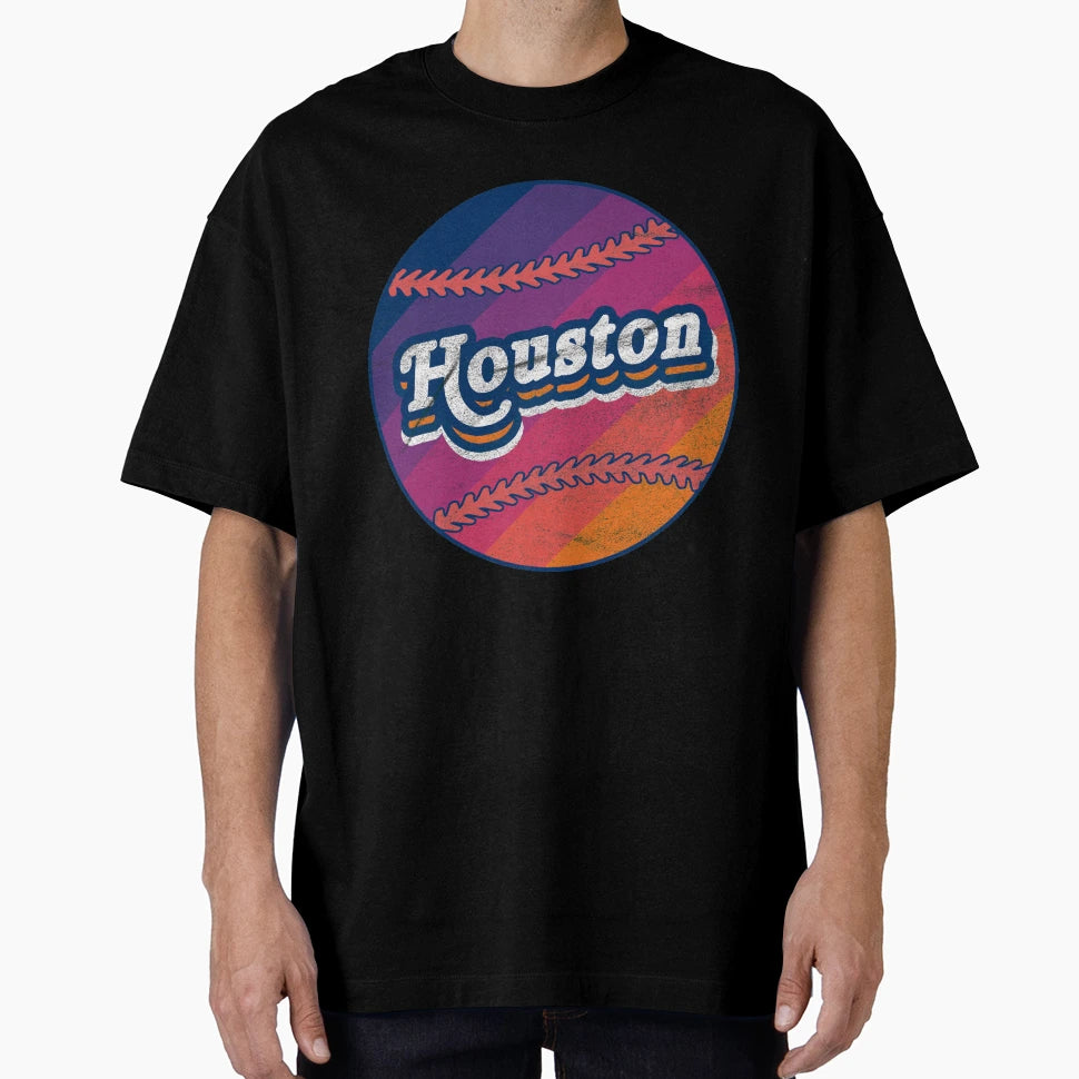 Houston Baseball T-Shirt - Novelty Apparel Unisex - T-Shirt, Sweatshirt, Hoodie