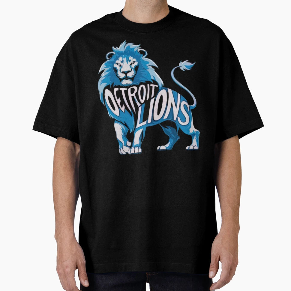 Detroit Lions T-Shirt - Novelty Apparel for Adults - T-Shirt, Sweatshirt, Hoodie