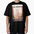 San Francisco Bridge Golden Gate T-Shirt - Novelty Apparel Unisex - T-Shirt, Sweatshirt, Hoodie