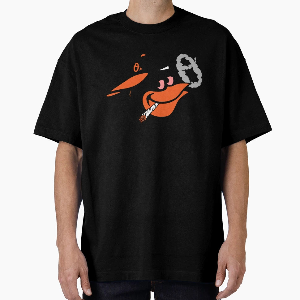 Stoner Bird Large T-Shirt - Fun Novelty Design for Adults - T-Shirt, Sweatshirt, Hoodie