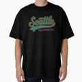 Seattle Washington Script Typography T-Shirt - Novelty Apparel Unisex - T-Shirt, Sweatshirt, Hoodie