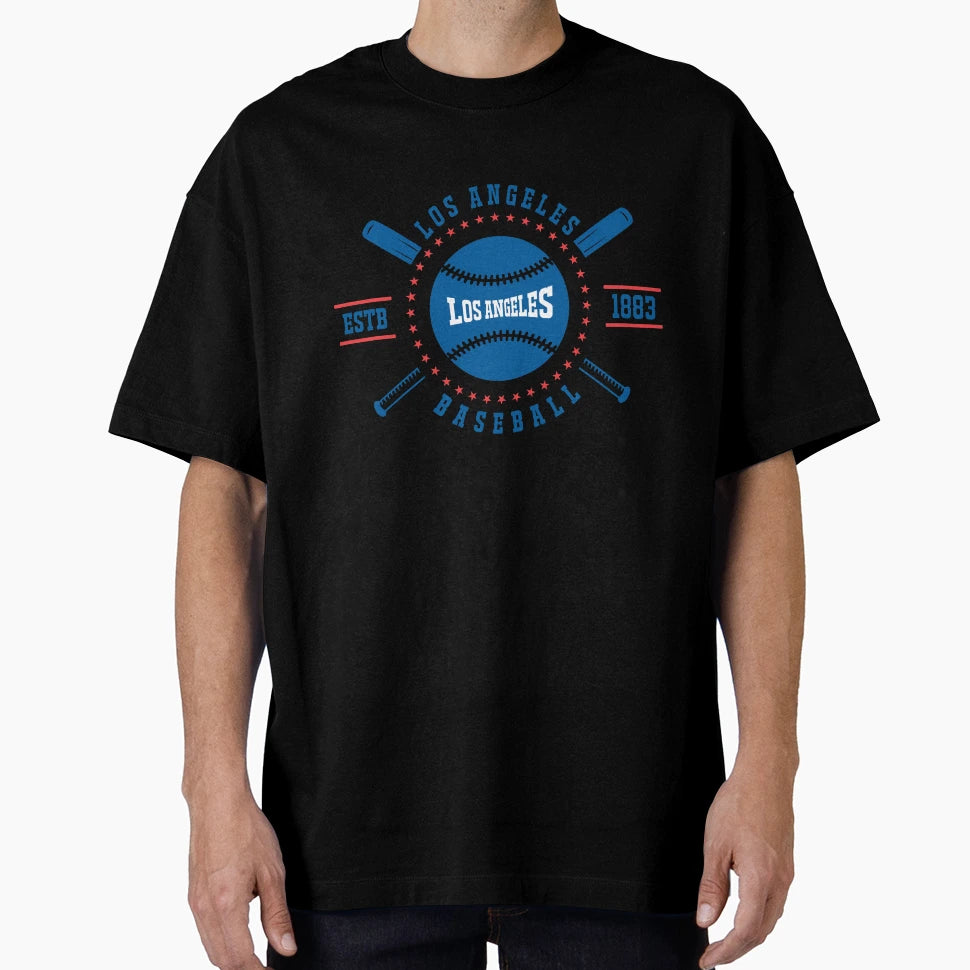 Los Angeles Baseball Club T-Shirt - Minimalist Print for Adults - T-Shirt, Sweatshirt, Hoodie