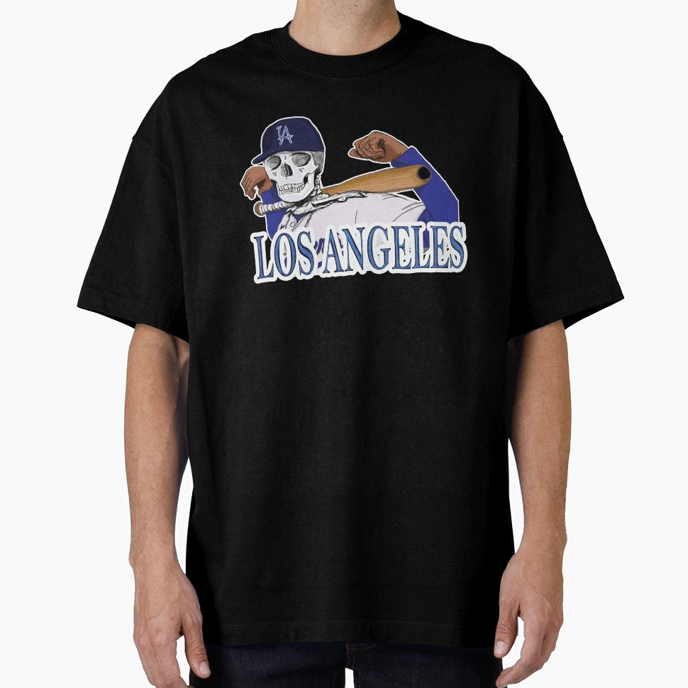 Los Angeles Skull Player T-Shirt - Casual Everyday Wear Unisex - T-Shirt, Sweatshirt, Hoodie