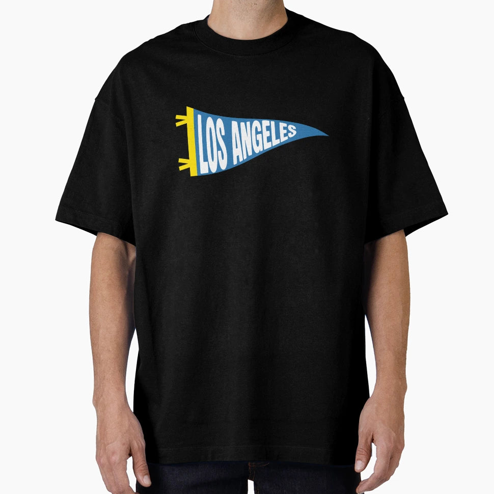 Los Angeles California Pennant T-Shirt - Minimalist Print for Adults - T-Shirt, Sweatshirt, Hoodie