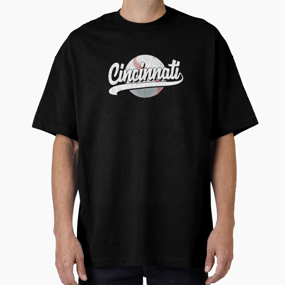 Cincinnati Funny Baseball Lover T-Shirt - Fun Novelty Design for Adults - T-Shirt, Sweatshirt, Hoodie