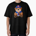 Baseball Player Teddy Bear T-Shirt - Streetwear Style Unisex - T-Shirt, Sweatshirt, Hoodie