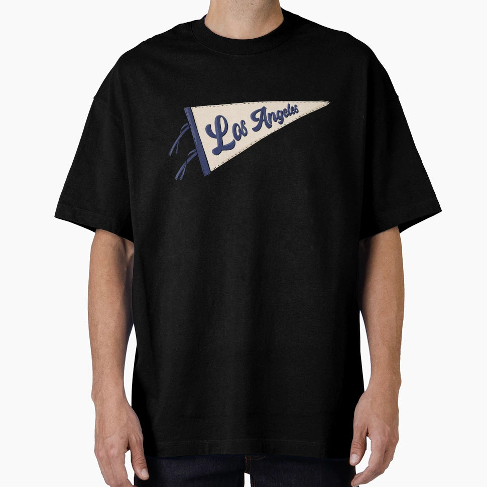 Los Angeles Pennant Flag T-Shirt - Trendy Graphic Men Women - T-Shirt, Sweatshirt, Hoodie