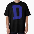 Alphabet Blue D Sports Letter D T-Shirt - Graphic Print Men Women - T-Shirt, Sweatshirt, Hoodie