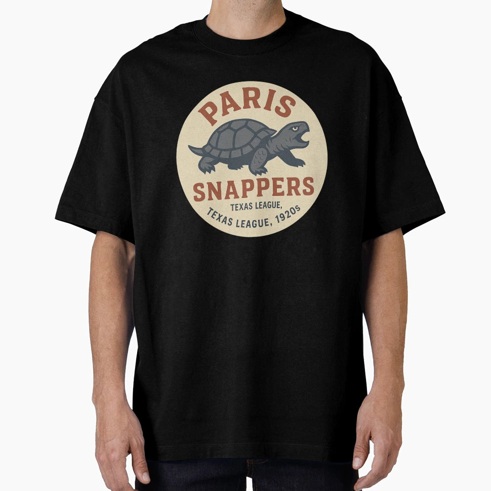Paris Snappers Texas League Baseball T-Shirt - Novelty Apparel for Adults - T-Shirt, Sweatshirt, Hoodie