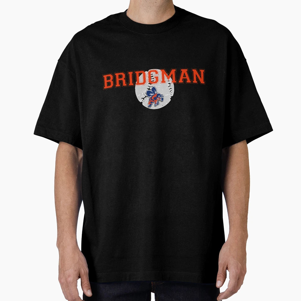 Orange Bridgman Bees Baseball T-Shirt - Unique Graphic Unisex - T-Shirt, Sweatshirt, Hoodie