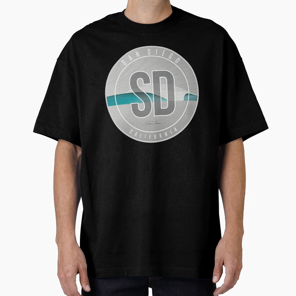 San Diego Surf Art California T-Shirt - Fun Novelty Design Unisex - T-Shirt, Sweatshirt, Hoodie
