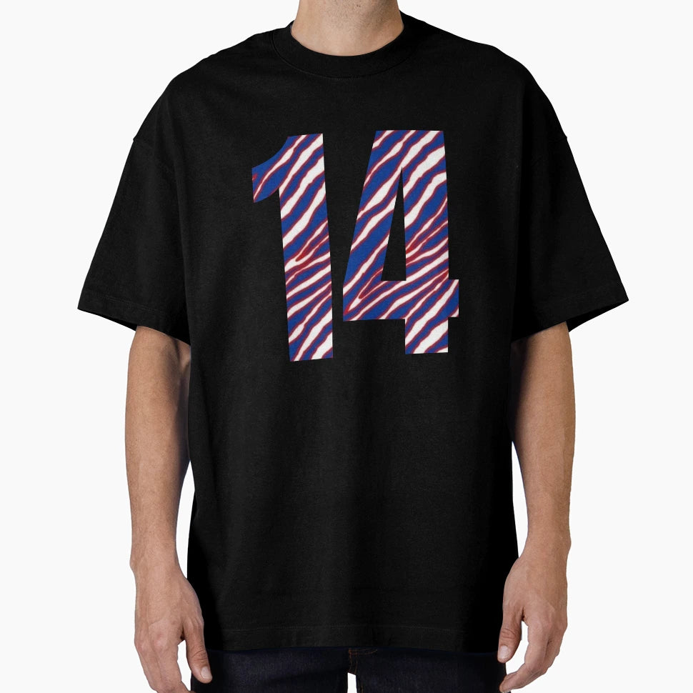 14 Blue And Red T-Shirt - Unique Graphic for Adults - T-Shirt, Sweatshirt, Hoodie