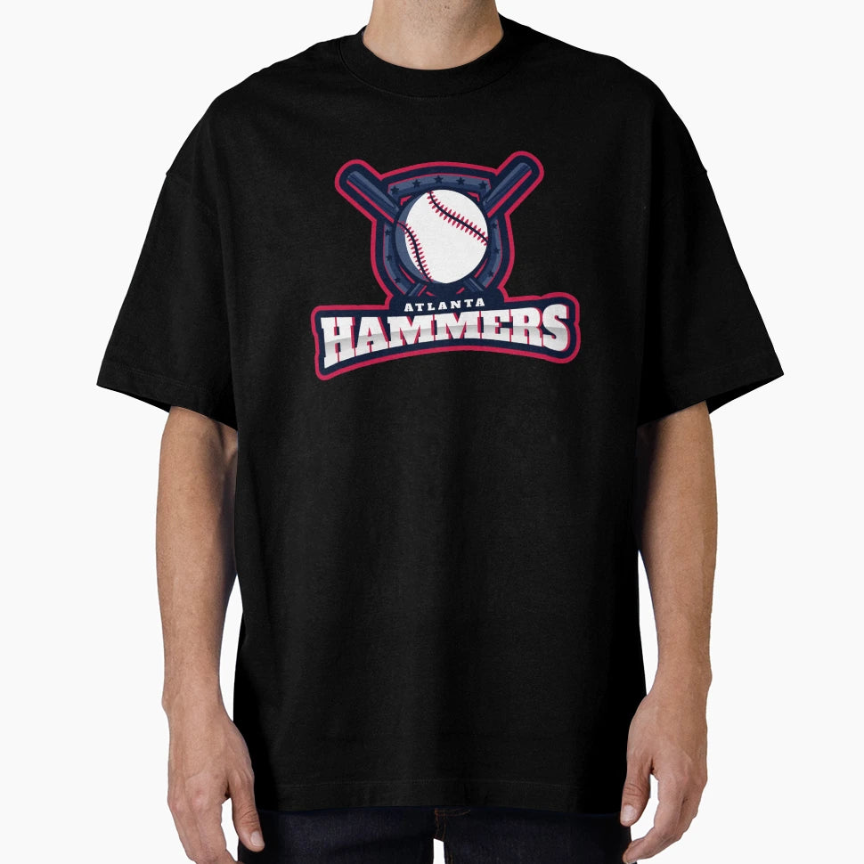 Atlanta Hammers Baseball Team Logo T-Shirt - Minimalist Print for Adults - T-Shirt, Sweatshirt, Hoodie