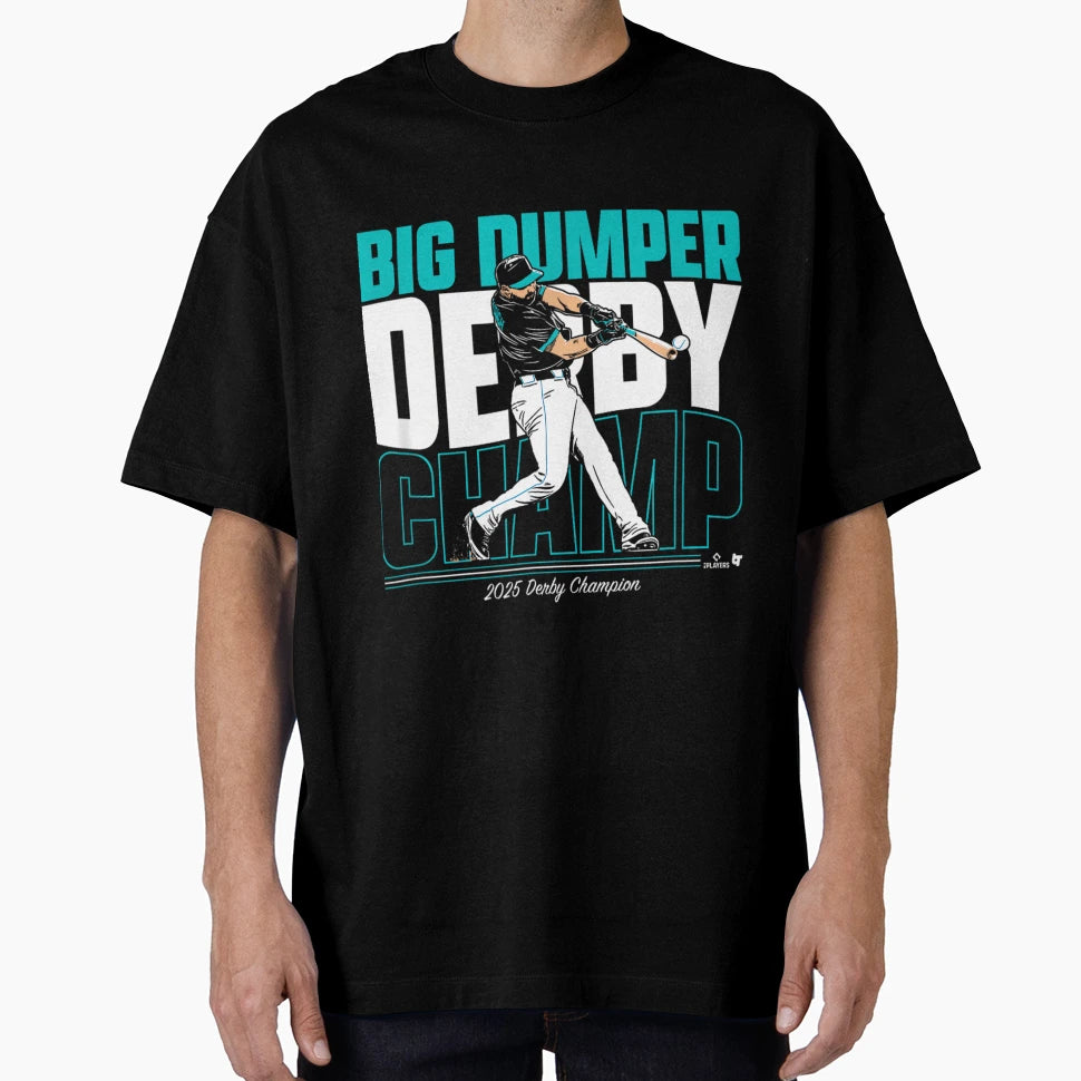 Cal Raleigh Big Dumper Derby Champ T-Shirt - Unique Graphic Men Women - T-Shirt, Sweatshirt, Hoodie