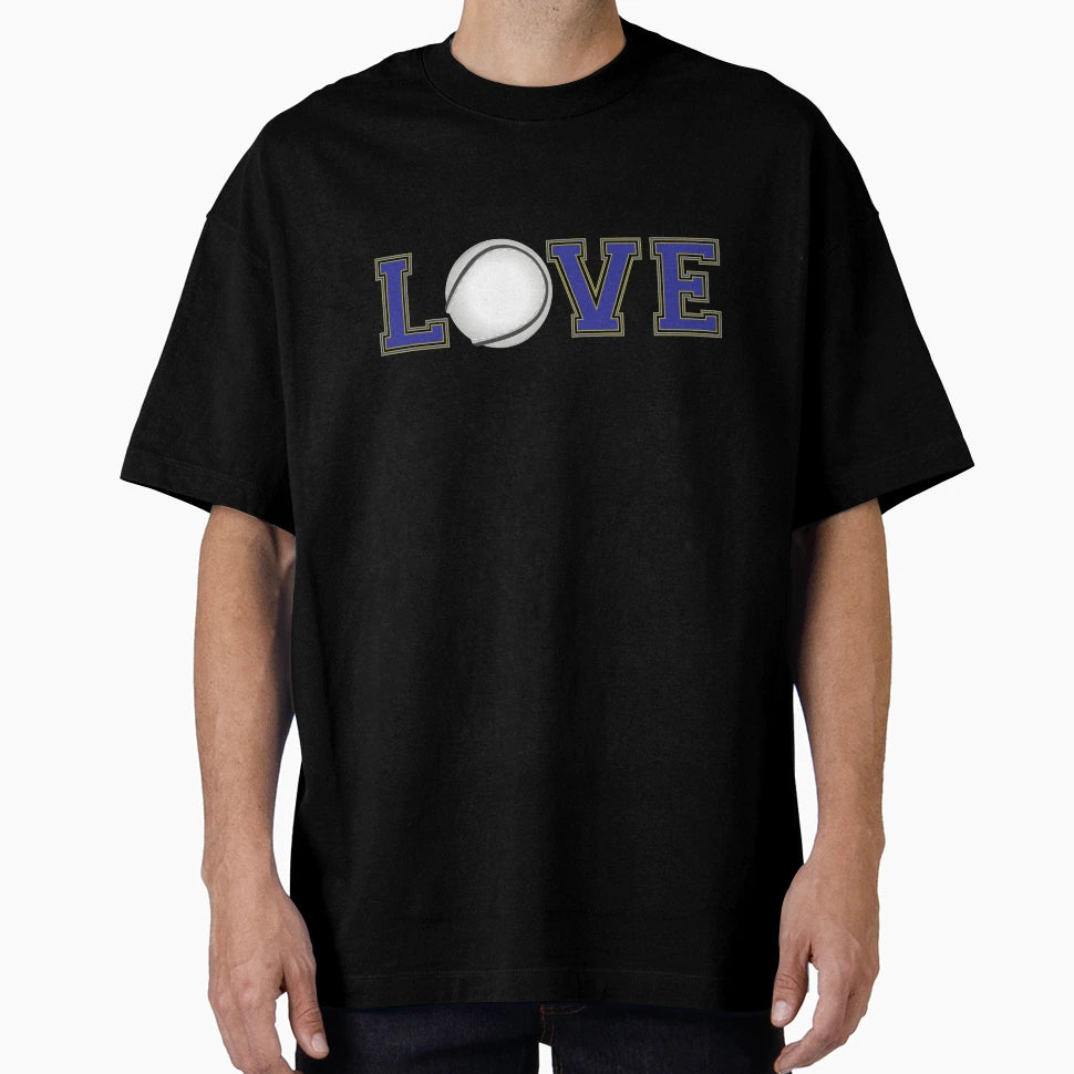 Love Hurling Blue Varsity Typographic T-Shirt - Unique Graphic Unisex - T-Shirt, Sweatshirt, Hoodie