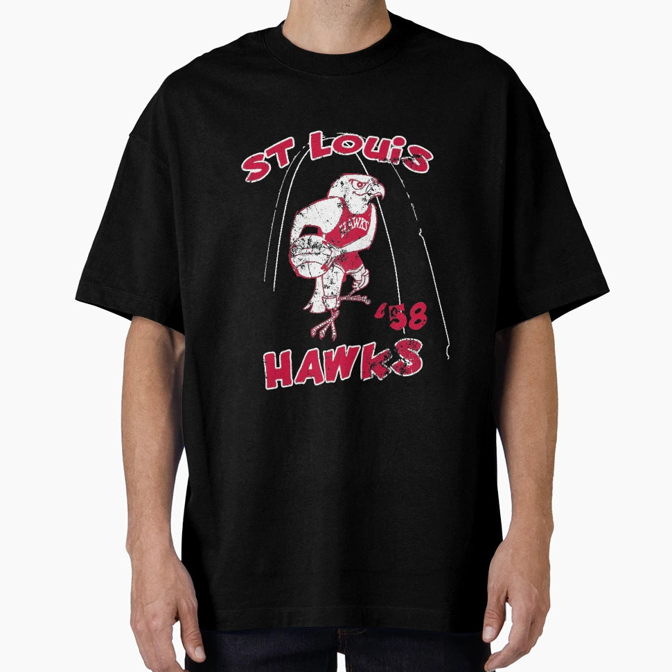 St Louis Hawks T-Shirt - Minimalist Print Men Women - T-Shirt, Sweatshirt, Hoodie