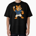 Tiger Baseball Player T-Shirt - Graphic Print Unisex - T-Shirt, Sweatshirt, Hoodie