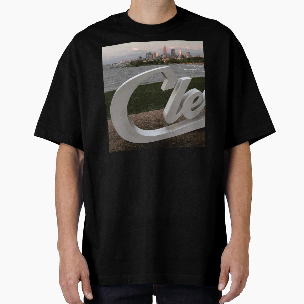 Cleveland From West Side T-Shirt - Graphic Print for Adults - T-Shirt, Sweatshirt, Hoodie