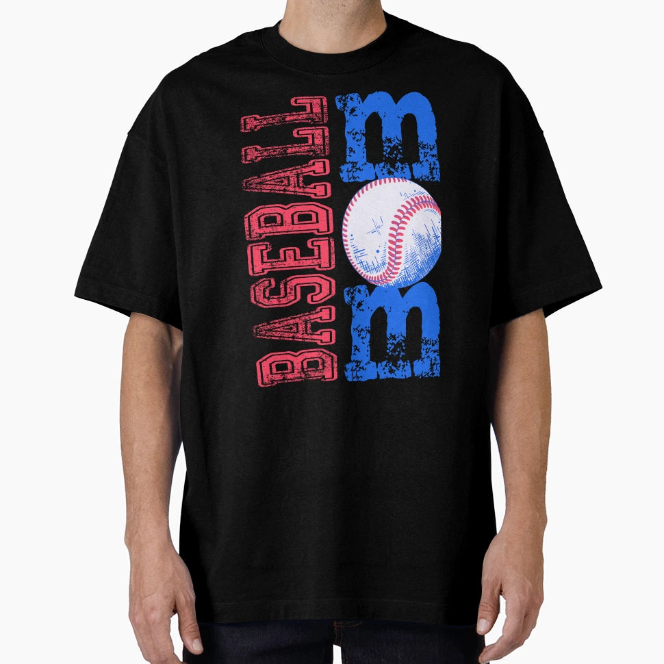 Rustic Baseball Mom T-Shirt - Unique Graphic Unisex - T-Shirt, Sweatshirt, Hoodie