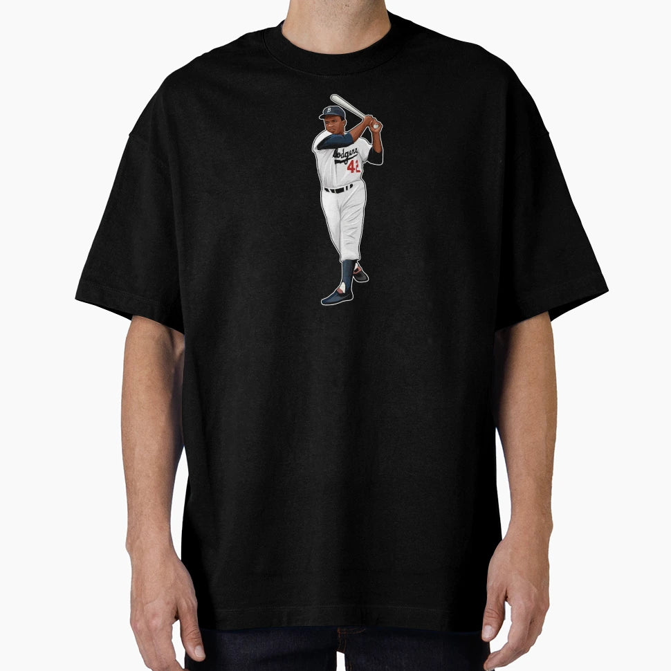Jackie Robinson 42 Poses T-Shirt - Trendy Graphic Men Women - T-Shirt, Sweatshirt, Hoodie