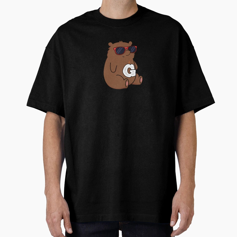 Alphabet Letter G Beary Brown Bear T-Shirt - Novelty Apparel Unisex - T-Shirt, Sweatshirt, Hoodie