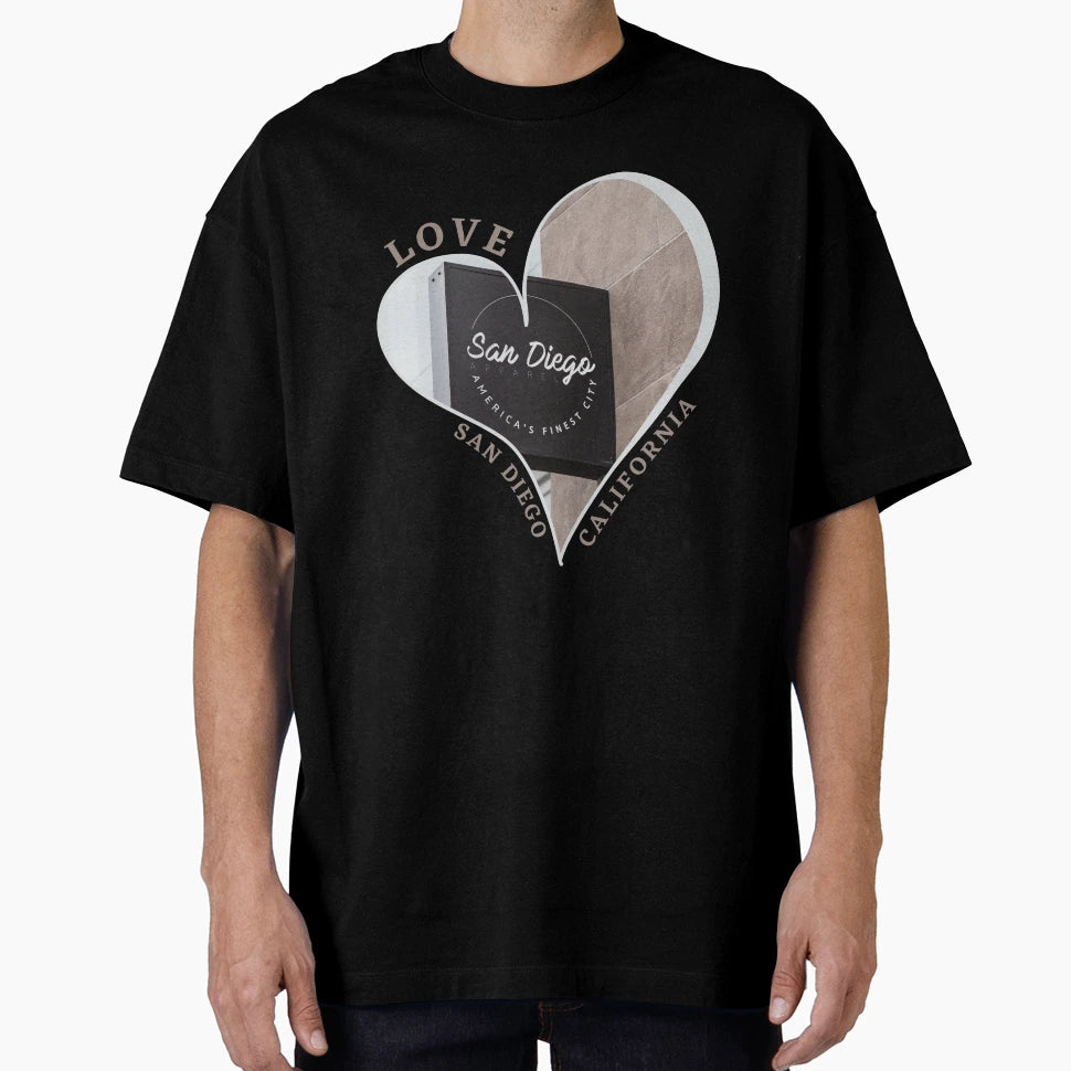 Love San Diego T-Shirt - Aesthetic Graphic for Adults - T-Shirt, Sweatshirt, Hoodie