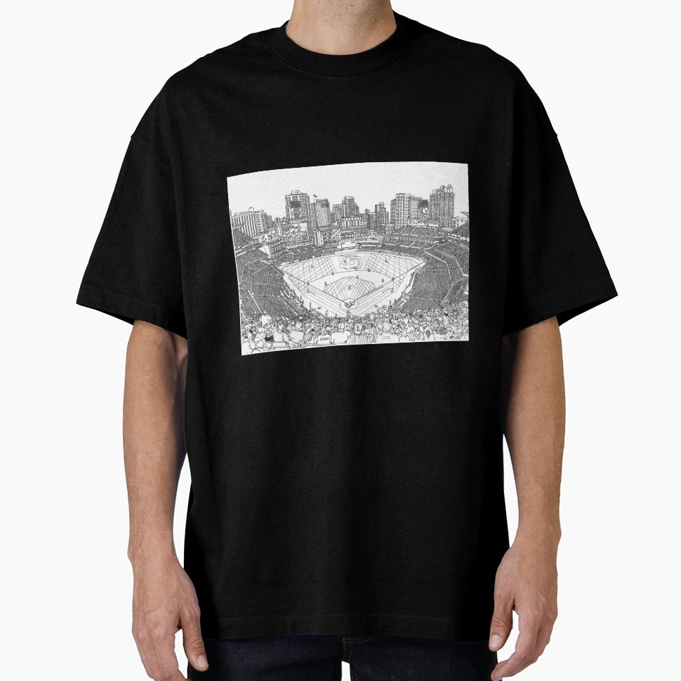 San Diego Stadium T-Shirt - Fun Novelty Design for Adults - T-Shirt, Sweatshirt, Hoodie