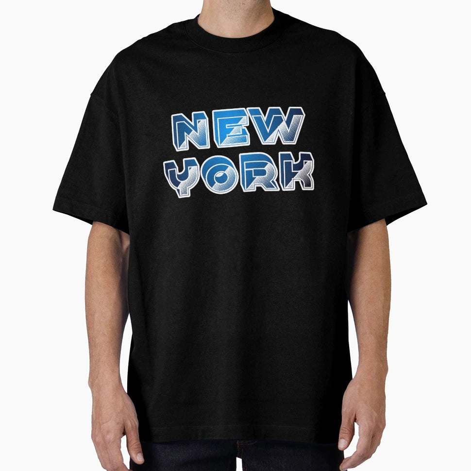 New York Blue T-Shirt - Trendy Graphic Men Women - T-Shirt, Sweatshirt, Hoodie